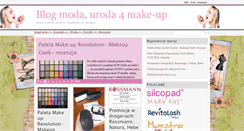 Desktop Screenshot of blog.4makeup.pl